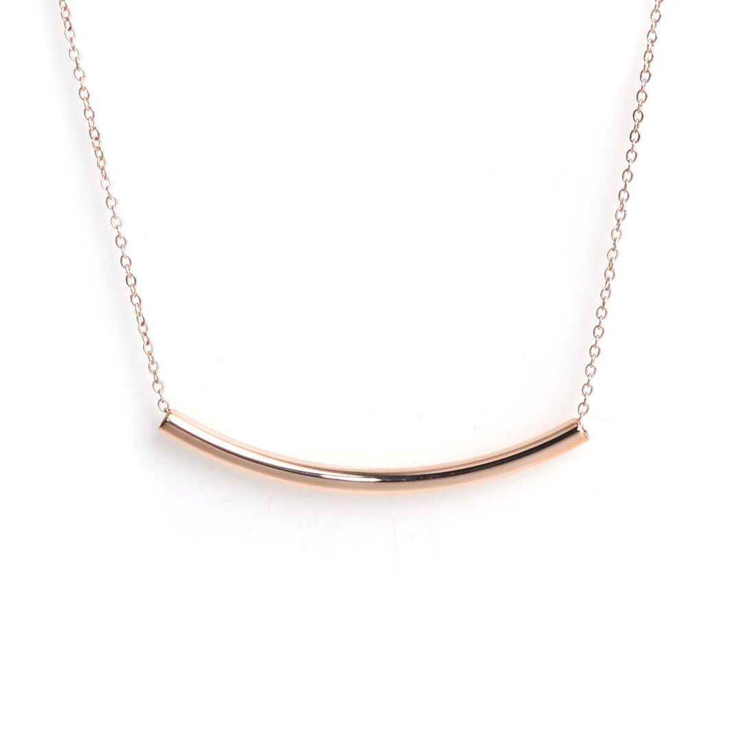 Rose Gold Arch Necklace